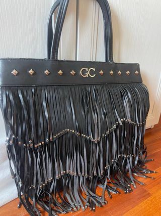 Borsa La Carrie Nera con Frange