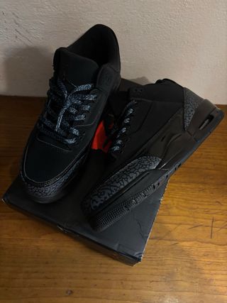 Air Jordan 3 – Black – Taglia 43