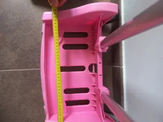 Carro para mochila rosa comodo hecho en españa