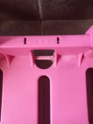 Carro para mochila rosa comodo hecho en españa