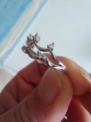 Anillo corona nueva mirar fotos