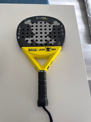 Pala pádel Justten Zaask Skull Negra/Amarilla