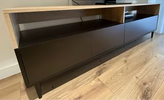Mueble TV Madera y Negro