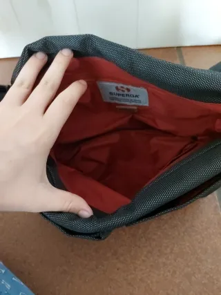 Bolso Superga Gris Mediano