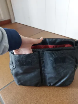 Bolso Superga Gris Mediano