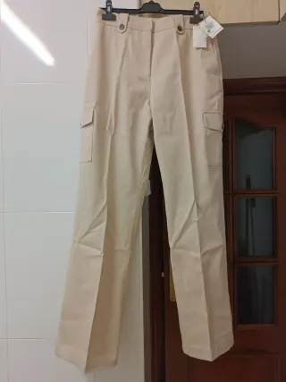 Pantalón cargo Claudie Pierlot beige