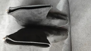 Botines negros antelina