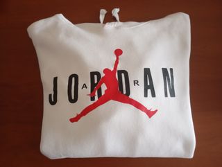 Sudadera Jordan Blanca. Talla S
