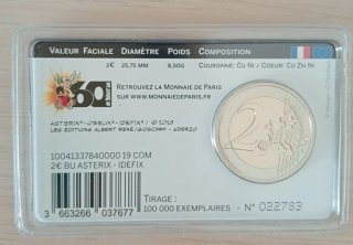 2 euros Francia 2019 Astérix