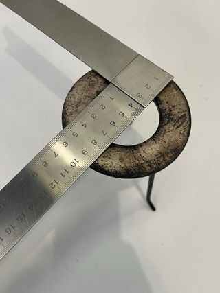 Soporte de laboratorio antiguo