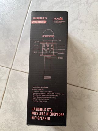 Micrófono KTV Inalámbrico WS-858L