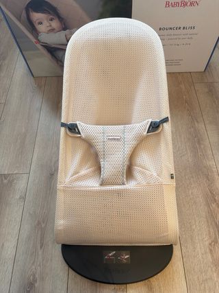 Hamaca BabyBjörn funda transpirable Rosa Perlado