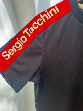 Sergio Tacchini Camiseta Negra Talla S