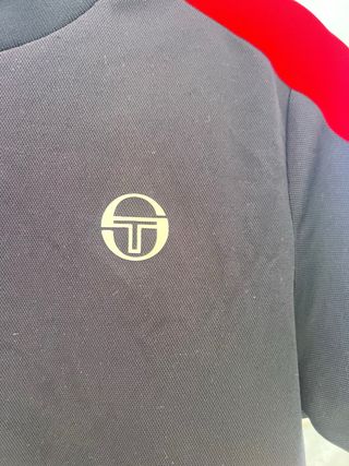 Sergio Tacchini Camiseta Negra Talla S
