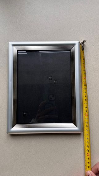 Cornice portafoto argentato silver