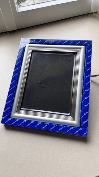 Cornice portafoto argentato silver