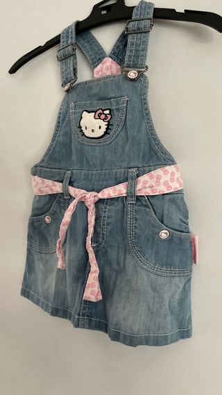 Monos Vaqueros Disney Hello Kitty y Minnie