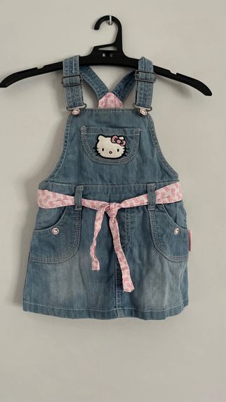 Monos Vaqueros Disney Hello Kitty y Minnie