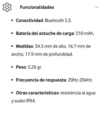 Auriculares ZTE Buds2 Bluetooth Blancos