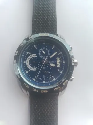Reloj Viceroy Cronógrafo Negro y Plateado