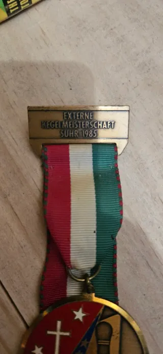 Medalla Bolos Kegelmeisterschaft Suhr 1985