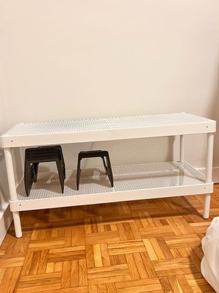 Zapatero Ikea Blanco y Negro