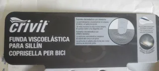 Funda sillín bici Crivit Memory Foam