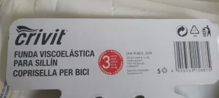 Funda sillín bici Crivit Memory Foam