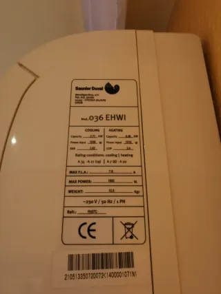 Aire Acondicionado Split Beige/Blanco