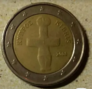 Moneda 2€ Chipre 2008