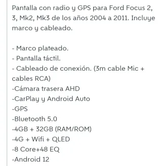 Pantalla Táctil Coche
