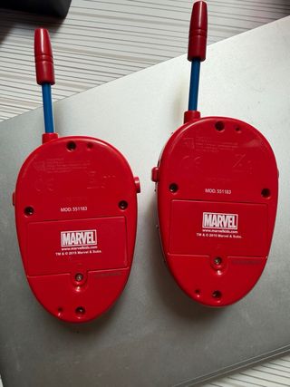 Walkie Talkies Cara Spiderman