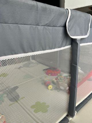 Parque Infantil Bebé 120x120cm Gris