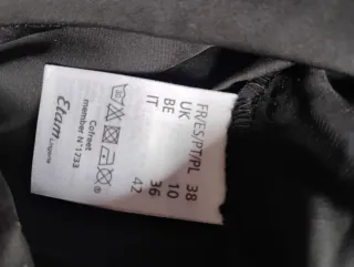 Camisón Etam negro con lazo pedrería