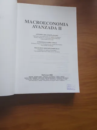 Macroeconomía avanzada II: Fluctuaciones cíclicas