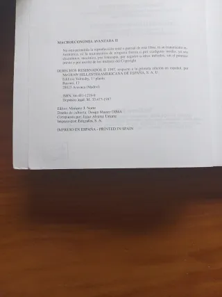 Macroeconomía avanzada II: Fluctuaciones cíclicas