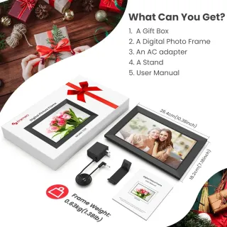 Marco de Fotos Digital WiFi 10.1" (Nuevo)