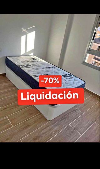 Cama con colchón - Liquidación -70%