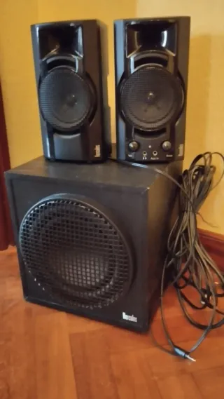 Altavoces Hercules 3.1 Negro
