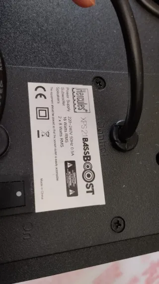 Altavoces Hercules 3.1 Negro