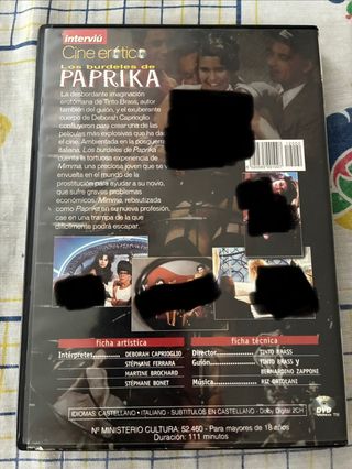 Película DVD Los Burdeles de Paprika
