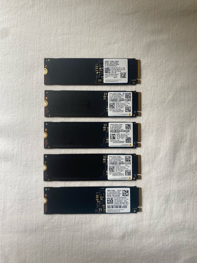 5 SSD Samsung 256GB NVMe PCIe Gen4 NUEVOS