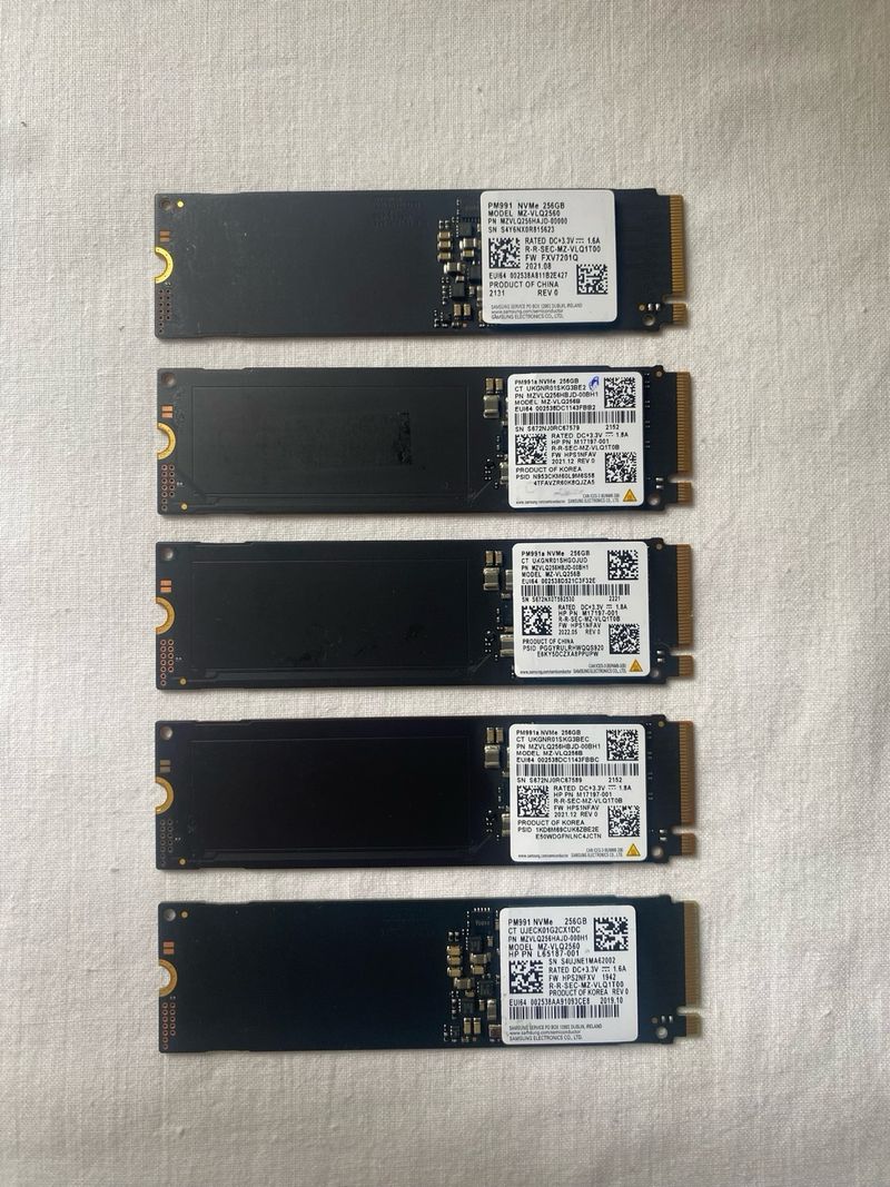 5 SSD Samsung 256GB NVMe PCIe Gen4 NUEVOS afbeelding 2