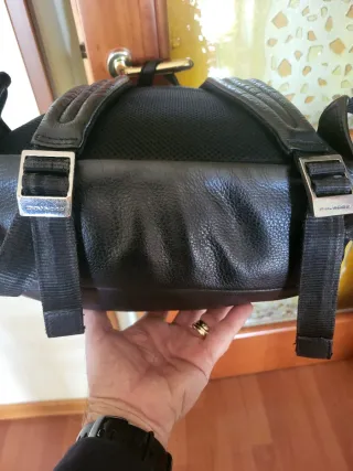 Zaino Piquadro nero in pelle