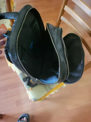 Zaino Piquadro nero in pelle