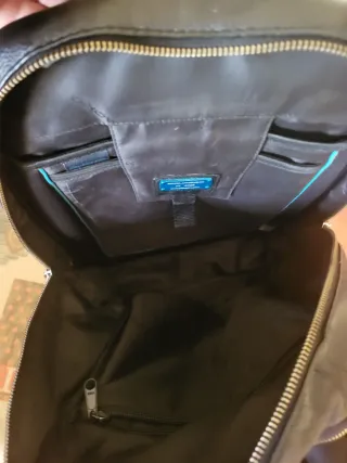 Zaino Piquadro nero in pelle