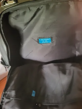 Zaino Piquadro nero in pelle