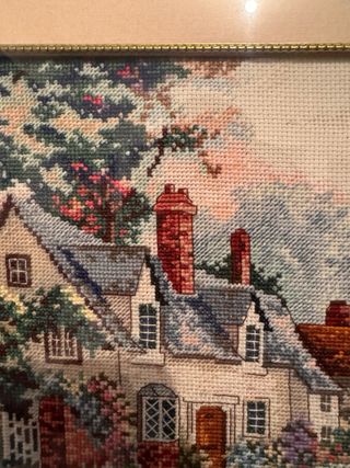 Cuadro Punto de Cruz "Valley of the River Beck"