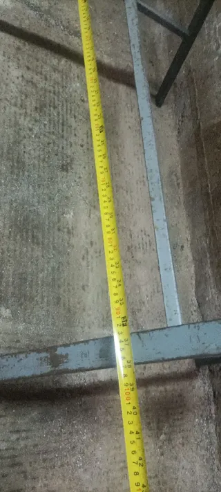 CABALLETES RIGIDOS DE METAL con 240 cm ZONA APOYO