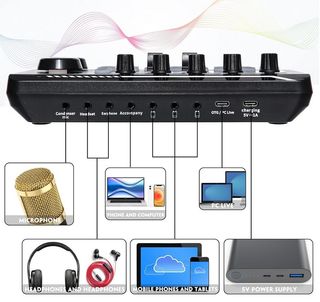 Mesa de Mezclas DJ Profesional Bluetooth